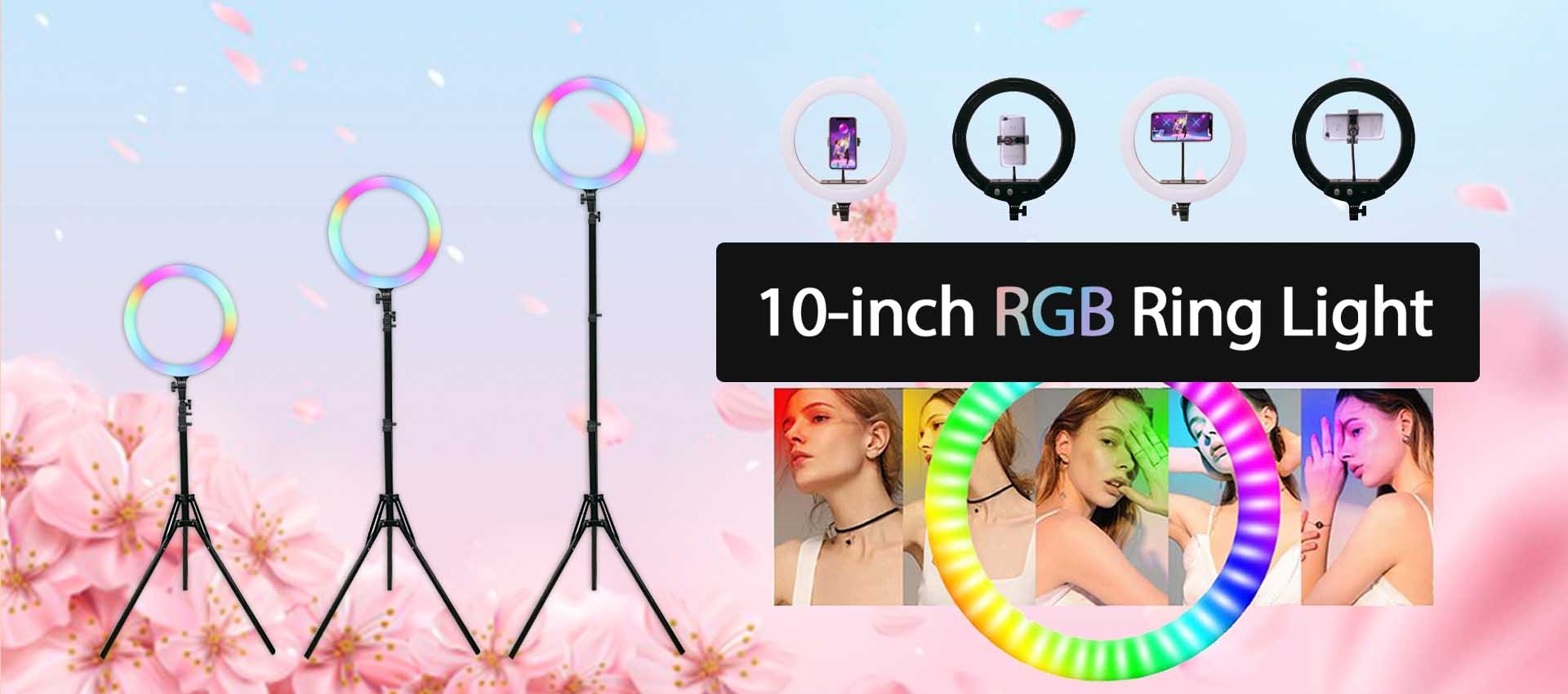 10inch RGB colorful ring light KRL-100T7 10inch RGB colorful ring light KRL-100T7
