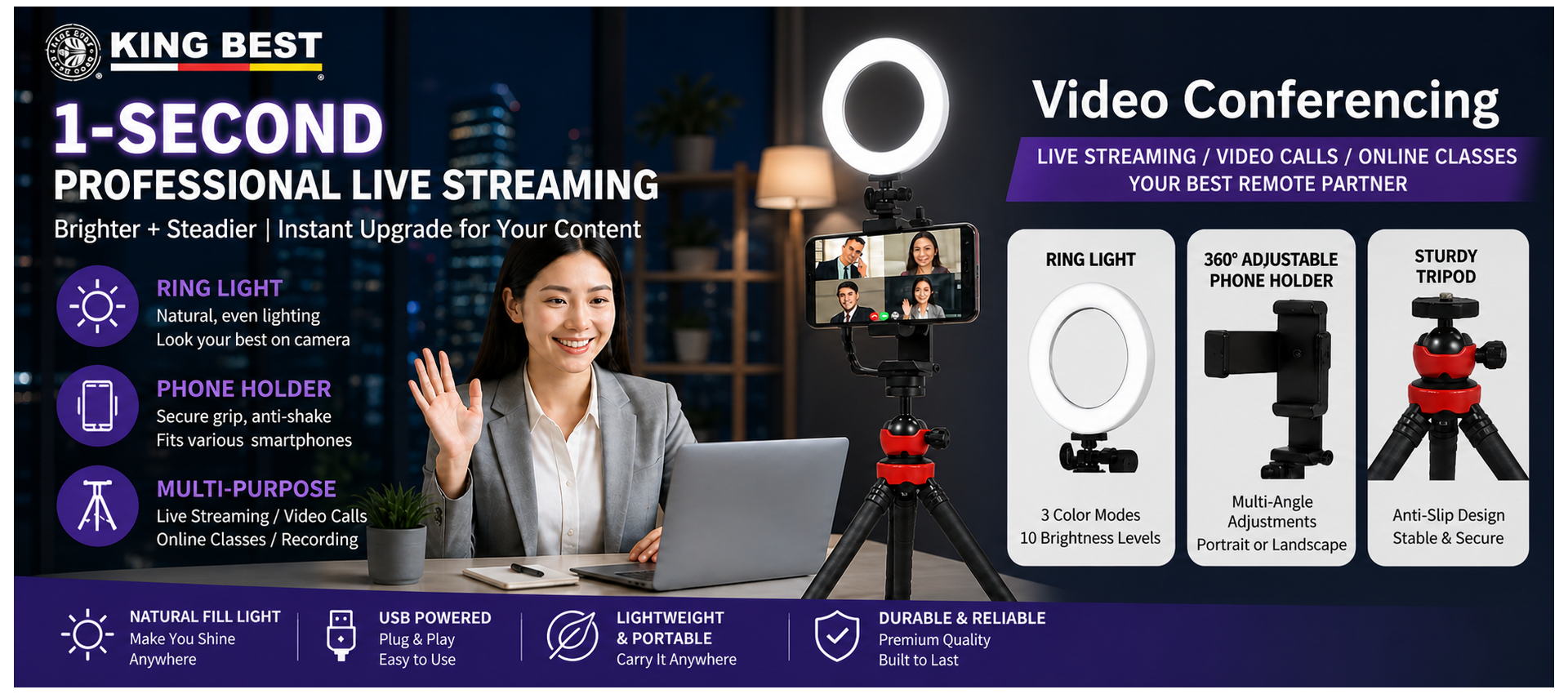 kingbest vlog light kit kingbest vlog light kit