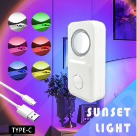 Sunset Lamp Projector Multicolor Changing LED Projection light KJP-065L