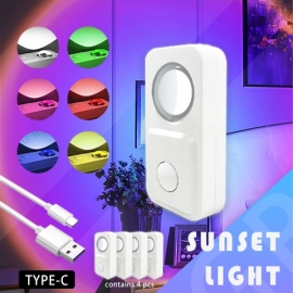 Sunset Lamp Projector Multicolor Changing LED Projection light KJP-065L